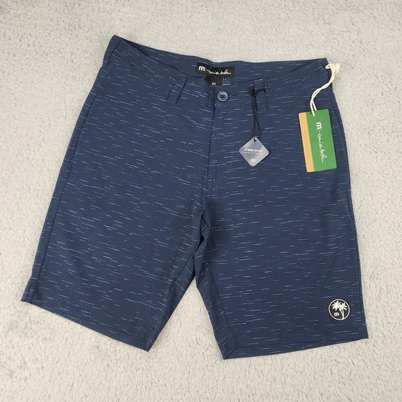 Travis Mathew Other - TravisMathew Shorts Mens 30 Blue Dress Blues Solo Trip Hybrid 4-Way Stretch NEW